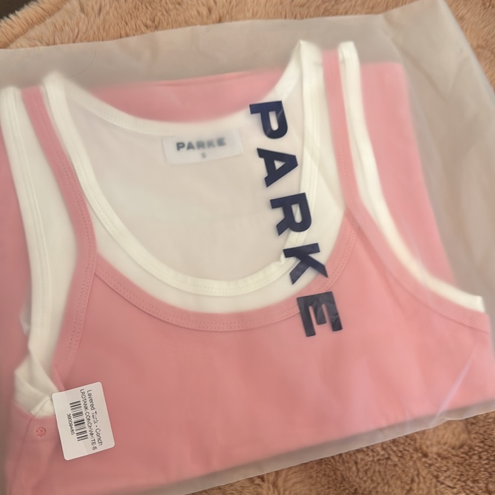 Parke Summerland : Layered Tank: Conch NWT/ In Bag Size Small - Picture 4 of 5